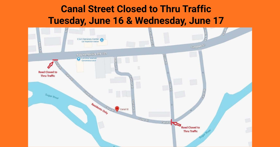 canal street road closure notice