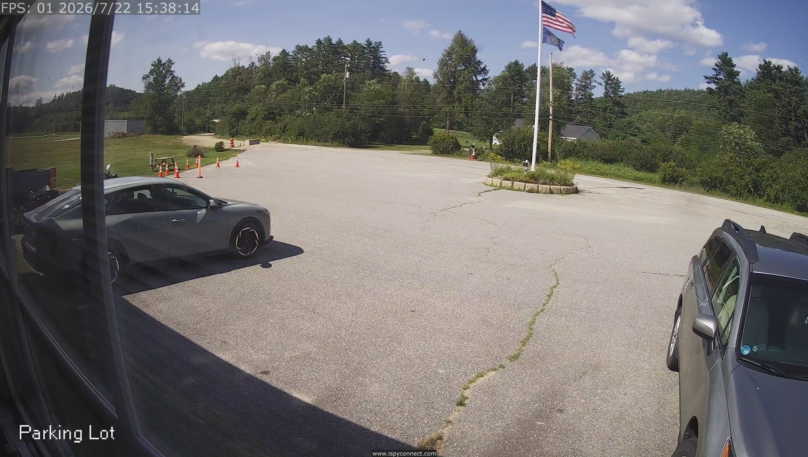 [Parking lot camera may be down]