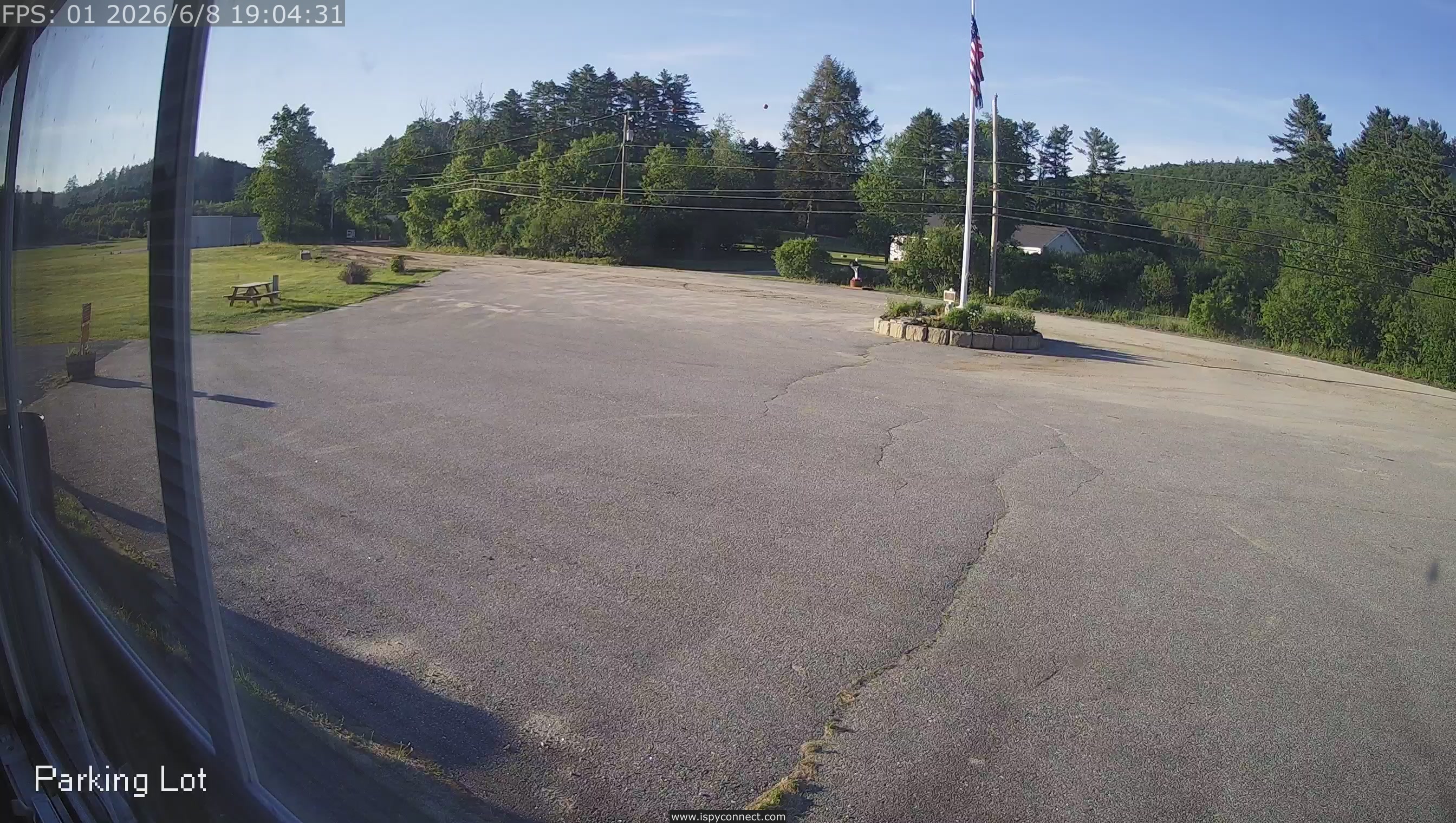 [Parking lot camera may be down]