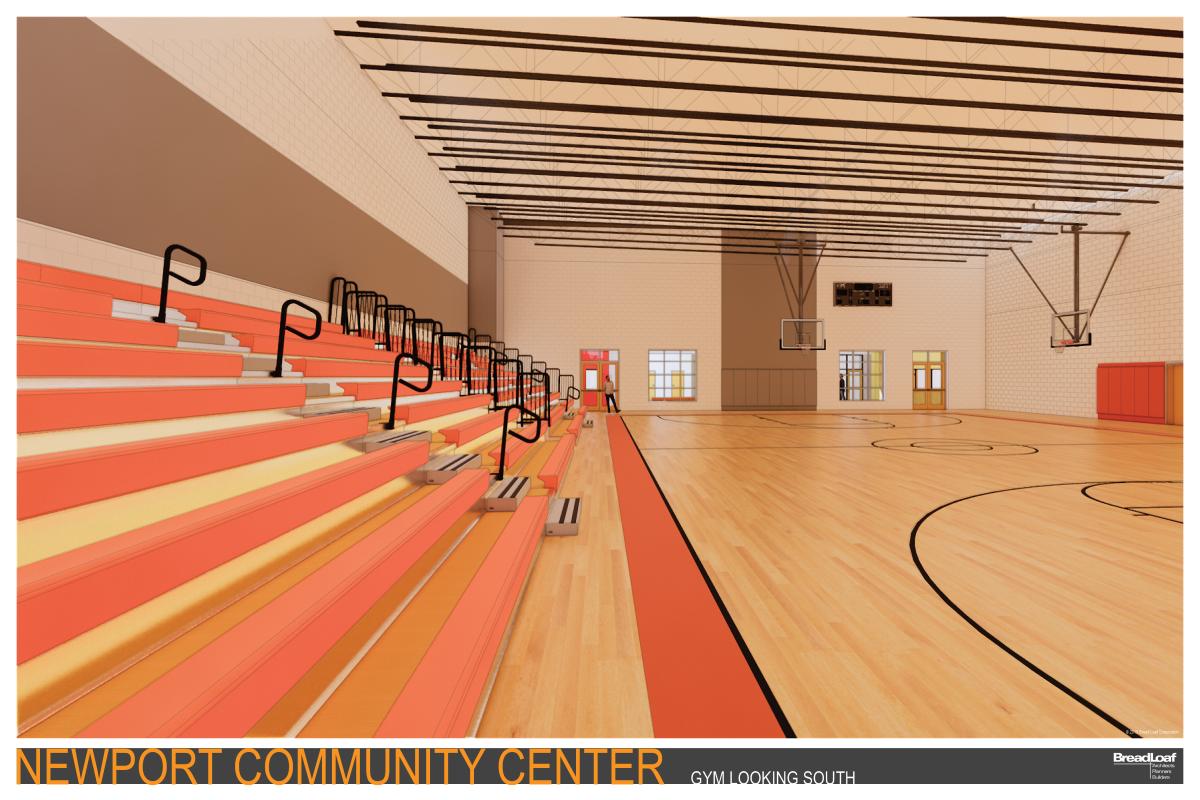 Community Center Gym Looking South