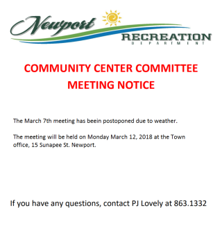 Community Center Meeting