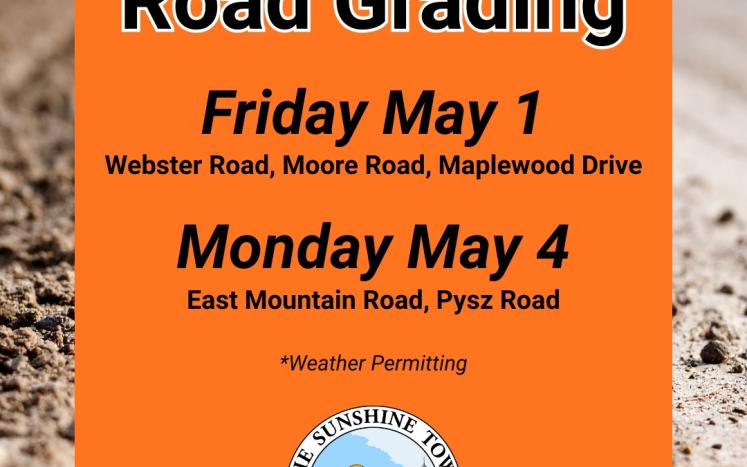 Road Grading Notice